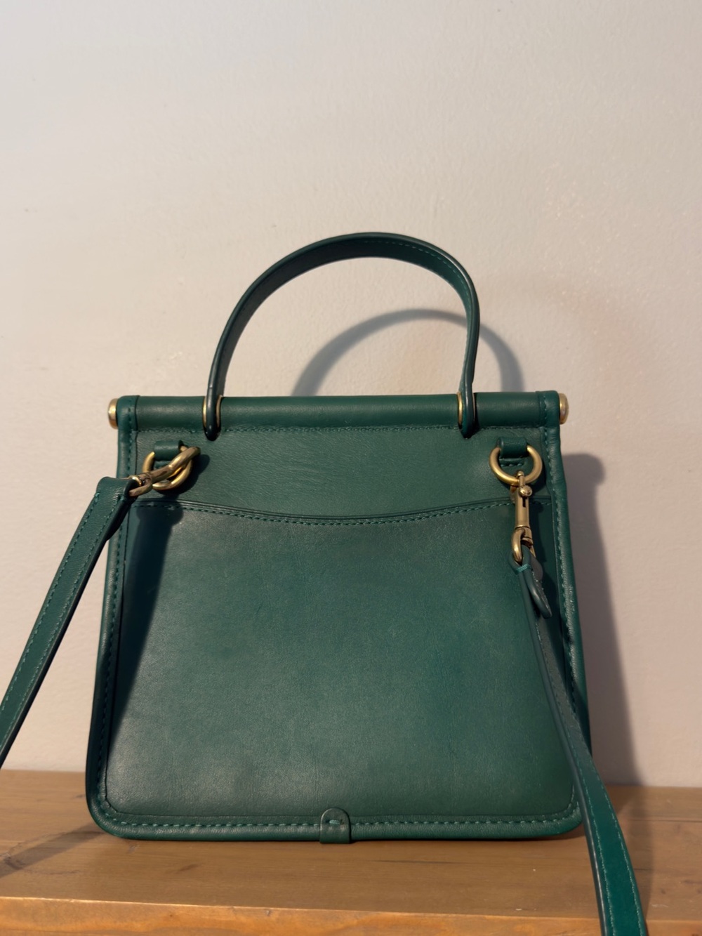 Coach Willis Top Handle 18 in Green, rare! - Picture 7 of 7
